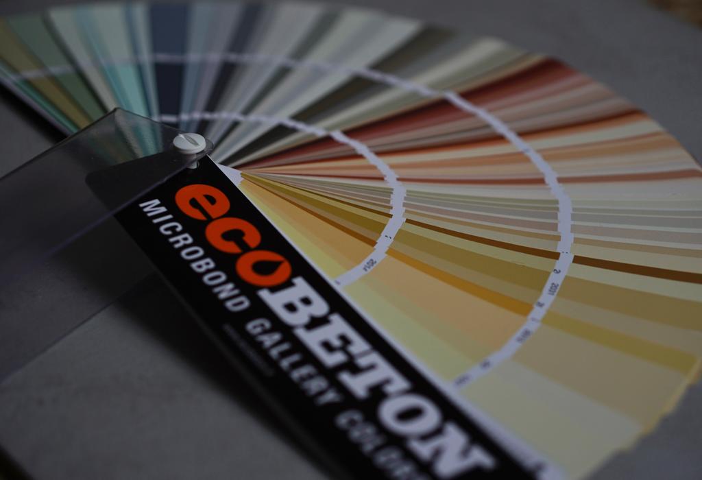 EcoBeton color chart - 400 colours of microcement