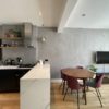microcement in kitchen dining area in city of London